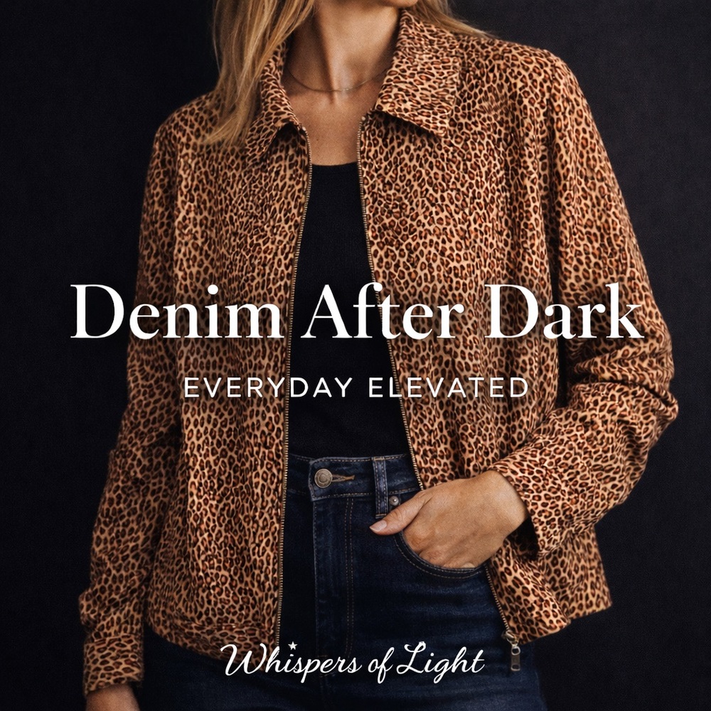 Patchington Leopard Print Zip-Up Jacket Women’s S… - image 1